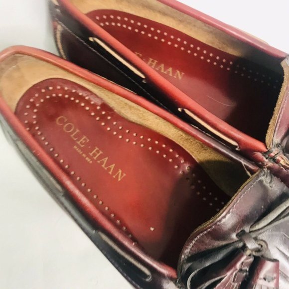 Cole Haan Mens Loafers Brown Leather Slip On main image 10